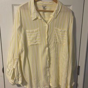 Cato Women Button Down Long Sleeve Shirt